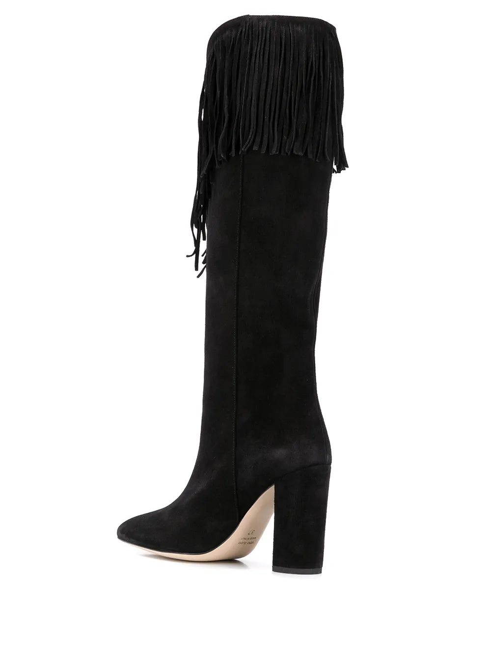 Boots with fringes