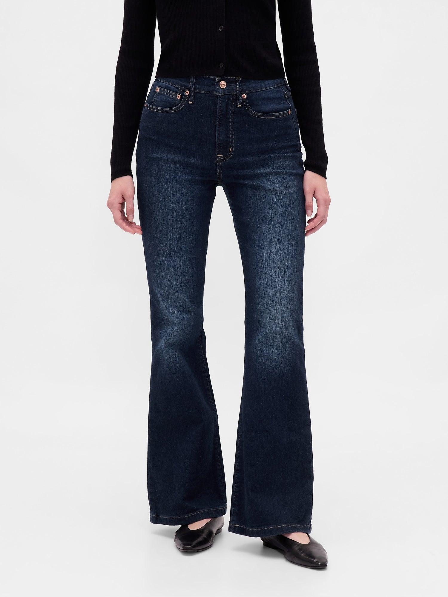 Flare High Rise 70s Jeans