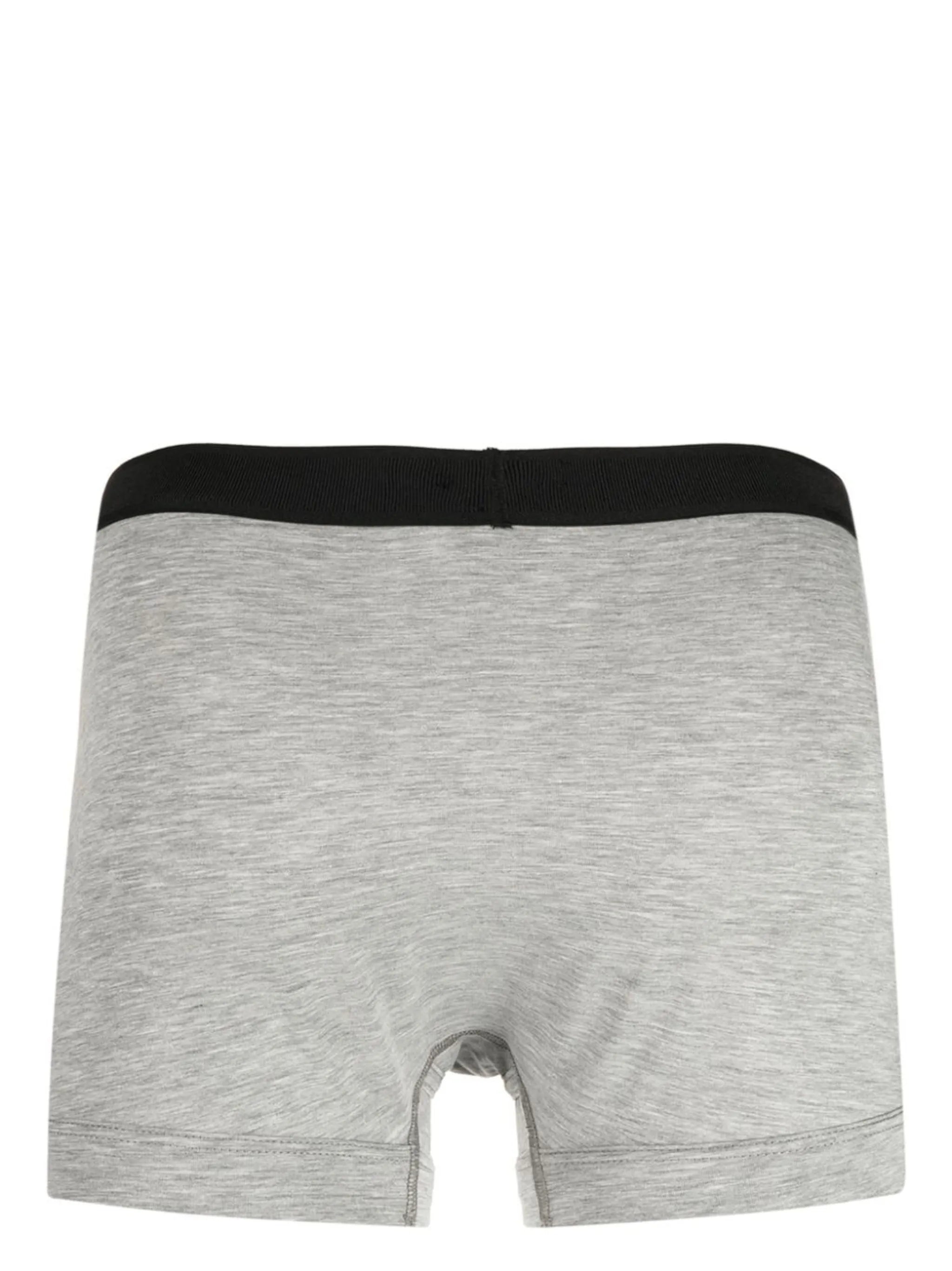 Shorts with logo waistband