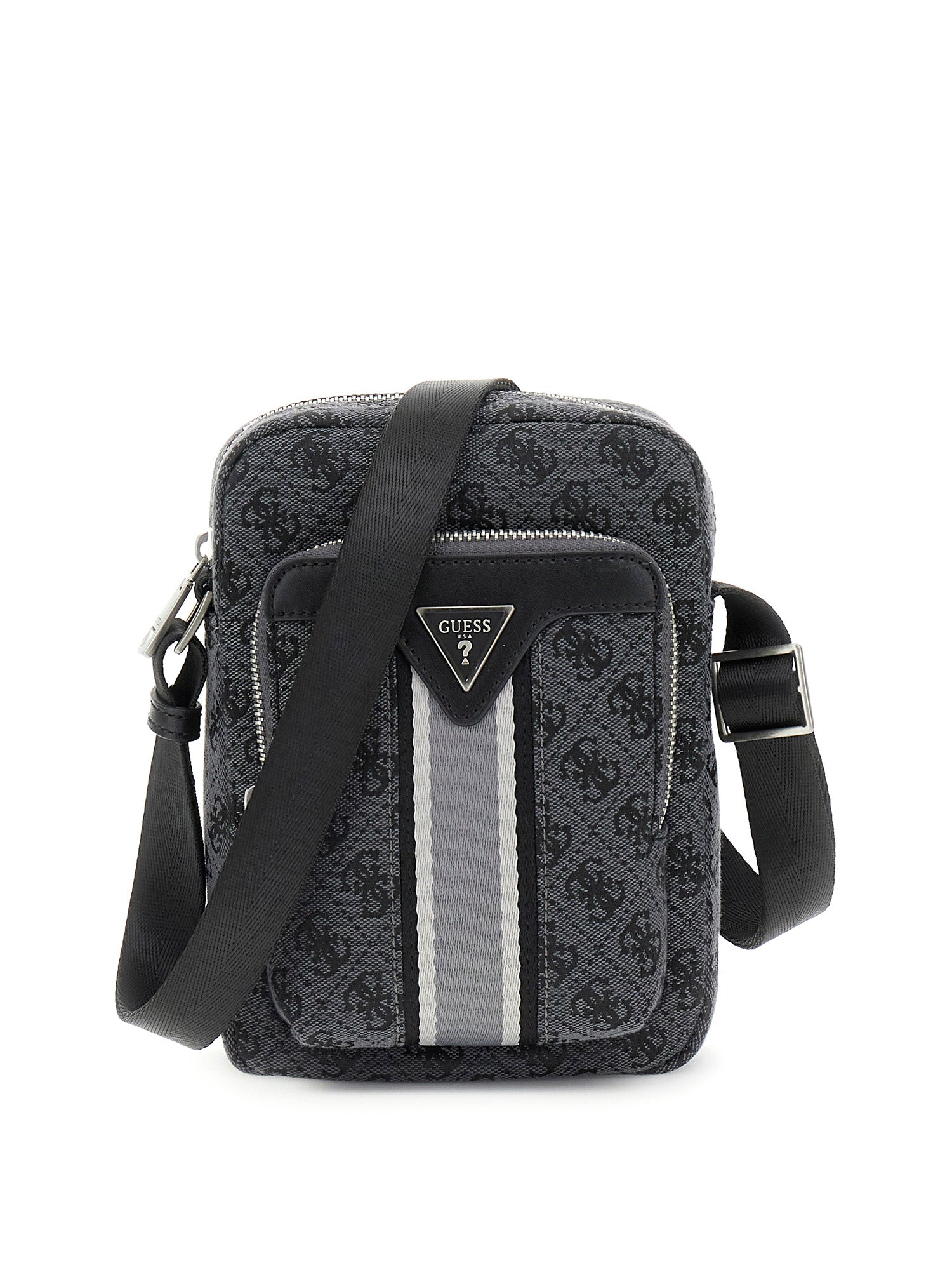 GUESS Crossbody Bag 'MILANO CROSSBODY DOUBLE ZIP' in Black | ABOUT YOU