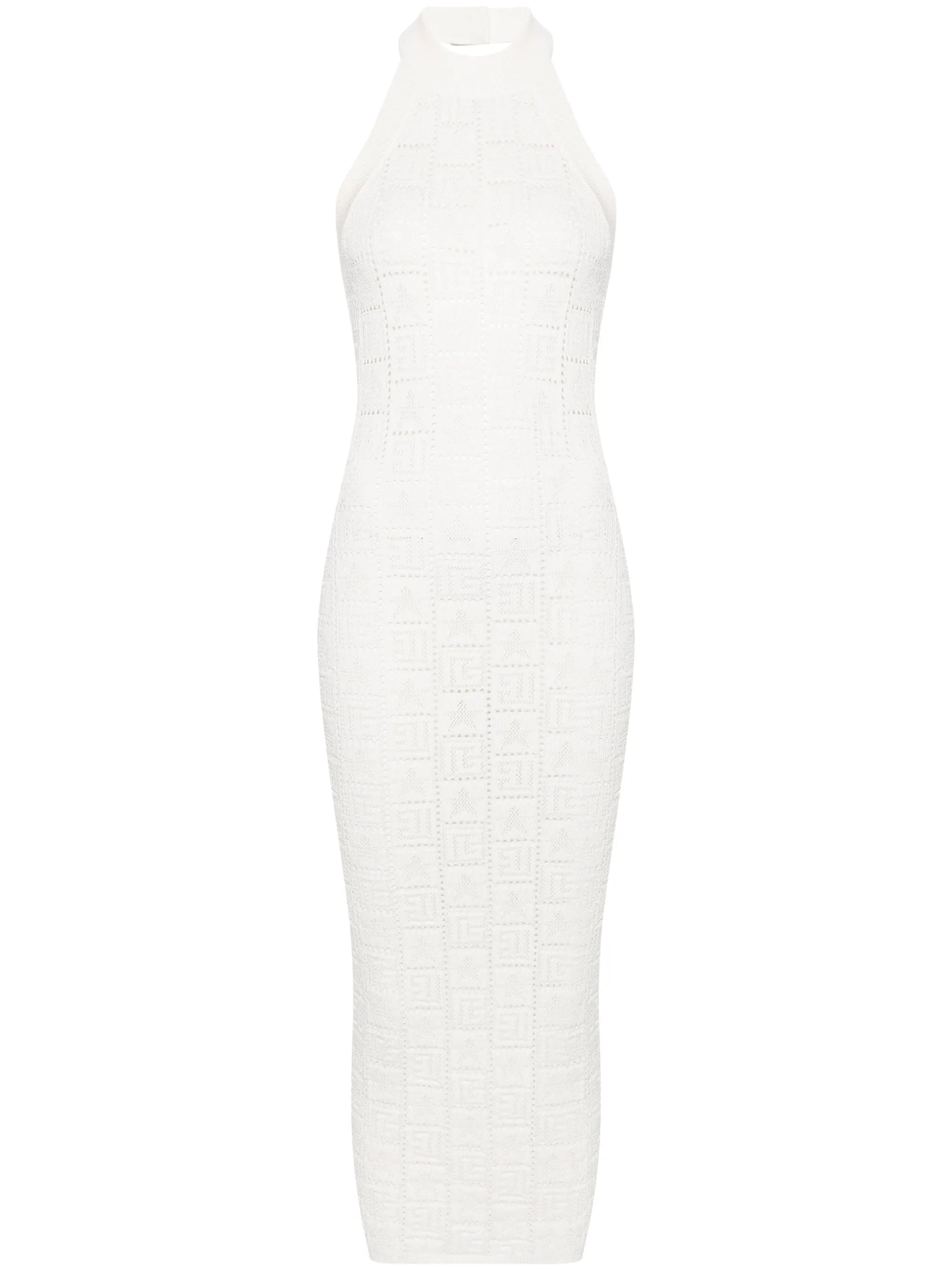 Háčkované midi šaty