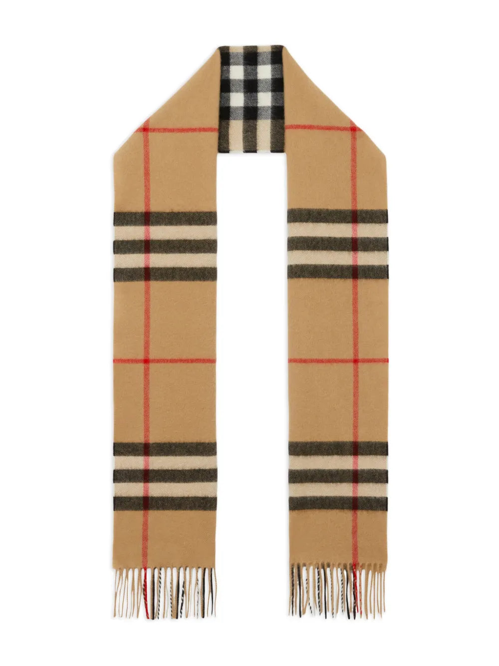 Scarf with vintage check