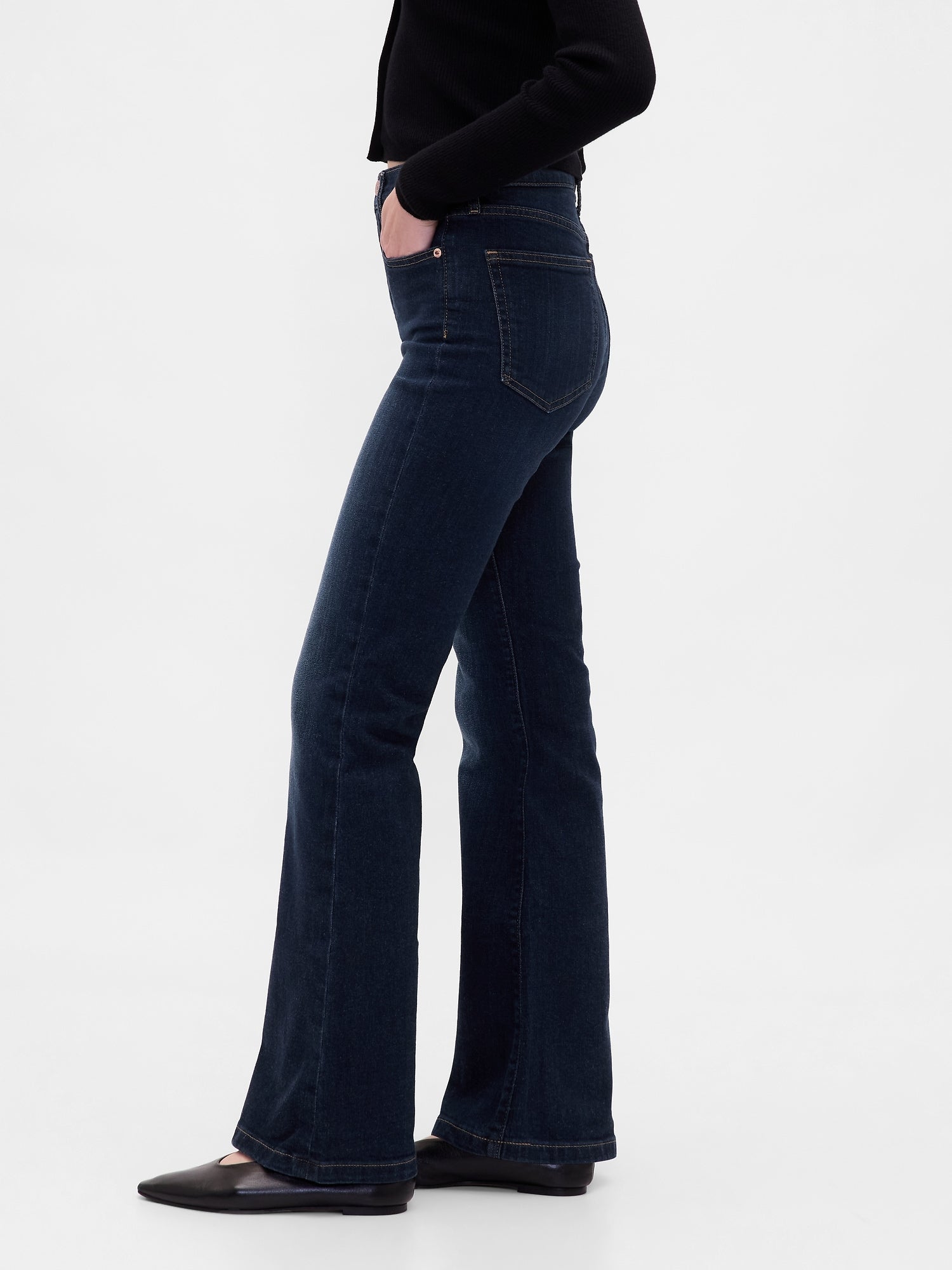 Flare High Rise 70s Jeans