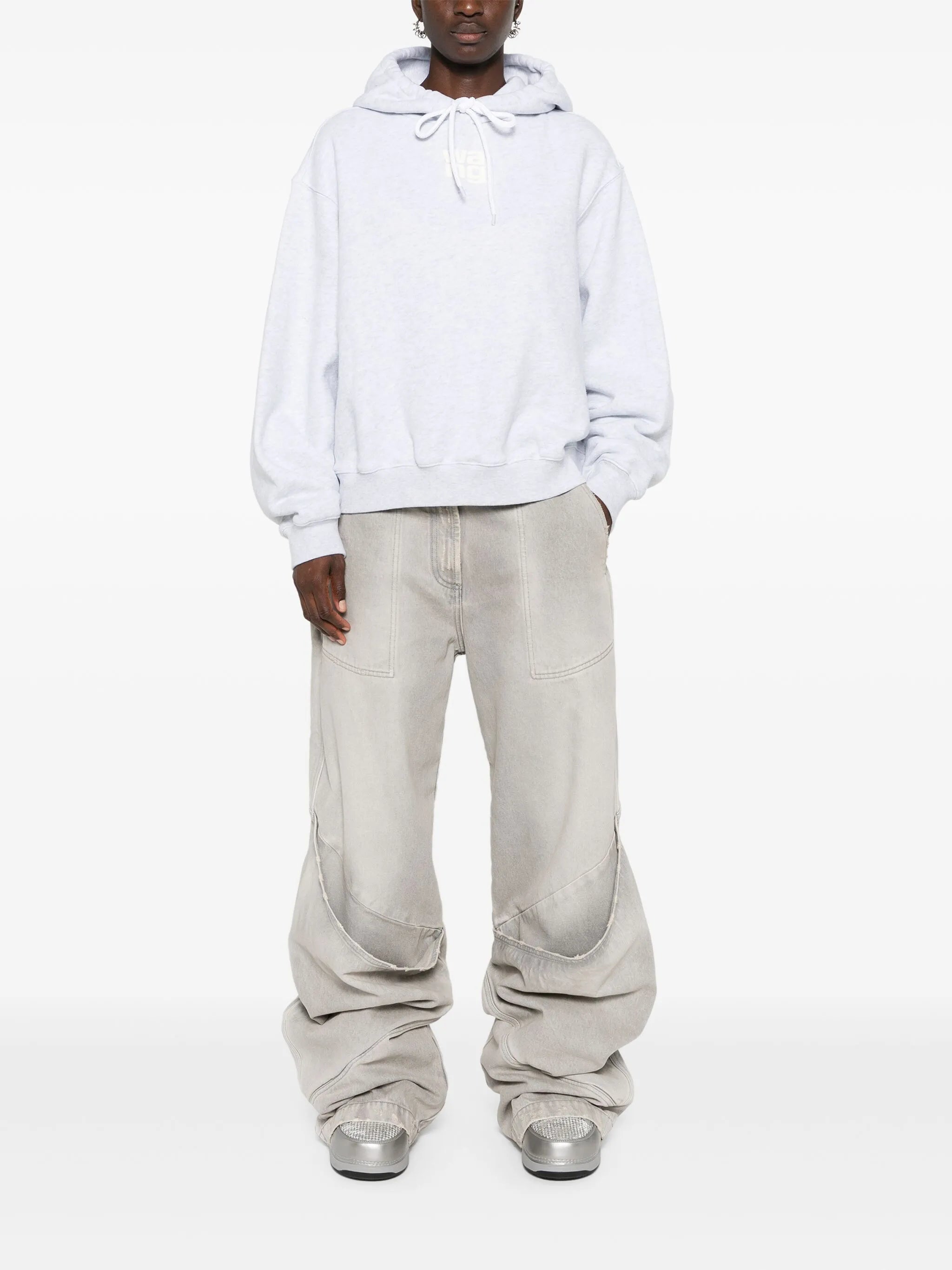 Hoodie mit Logo-Print