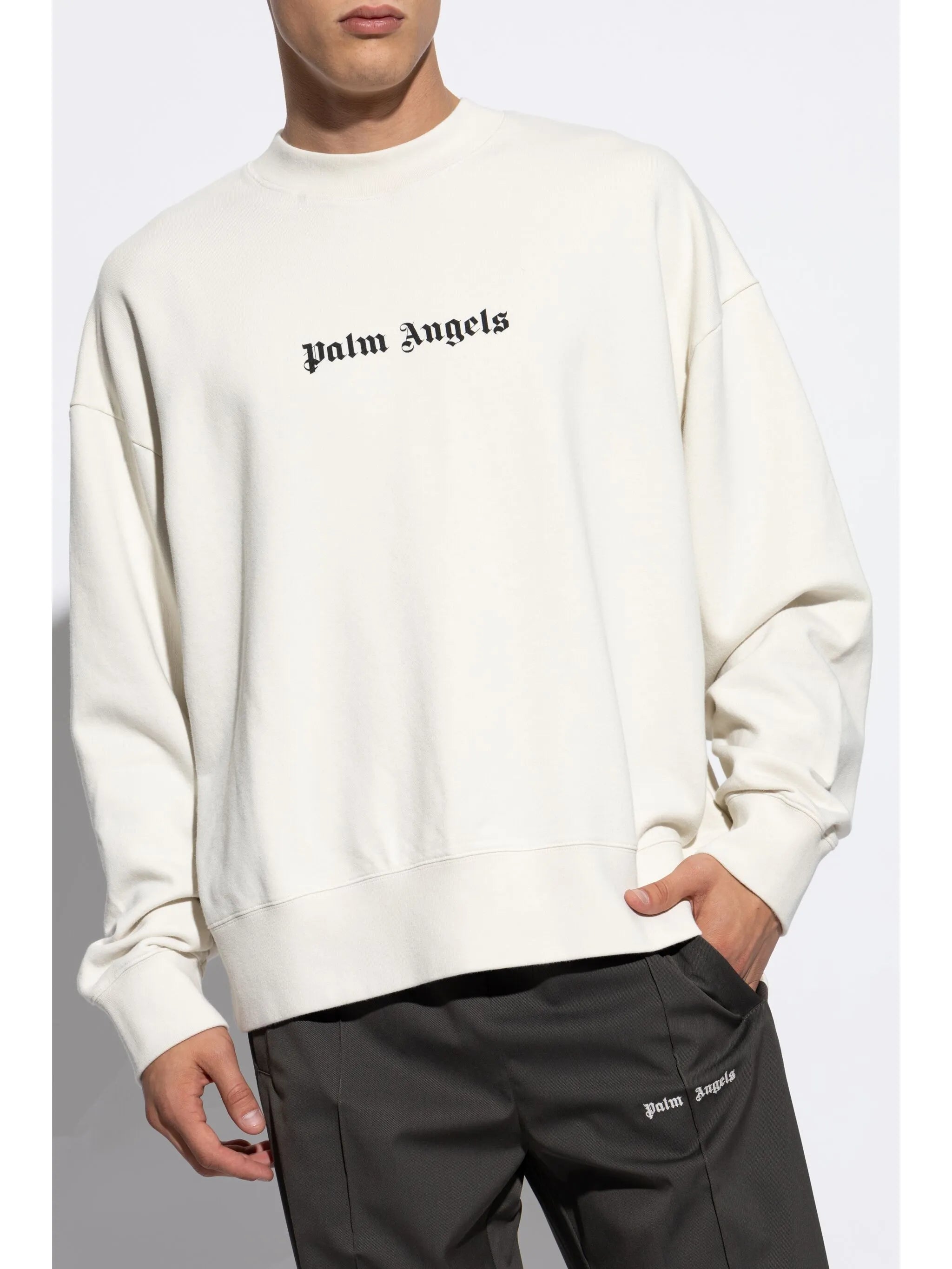 Sweatshirt met logo-print