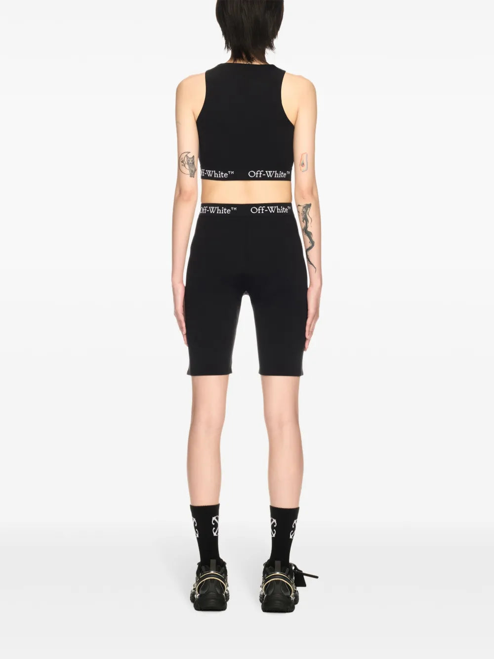 Kraťasy s logem na pásu a zipem