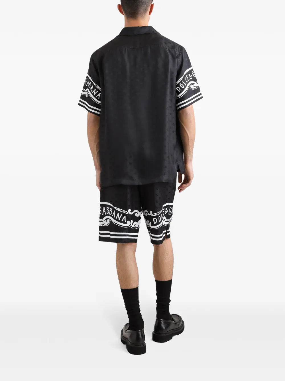 Seidenhemd mit Print