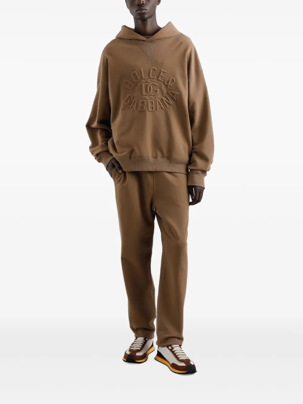 Hoodie with embossing