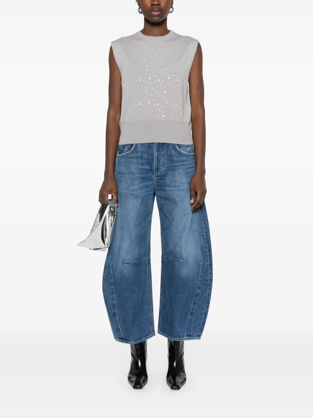 Tričko s krystalovou výšivkou