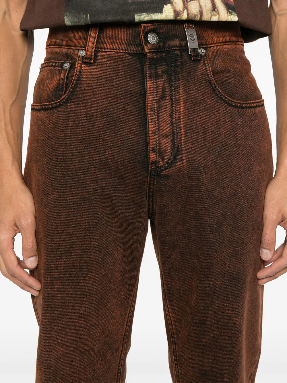 Jeans mit geradem Bein