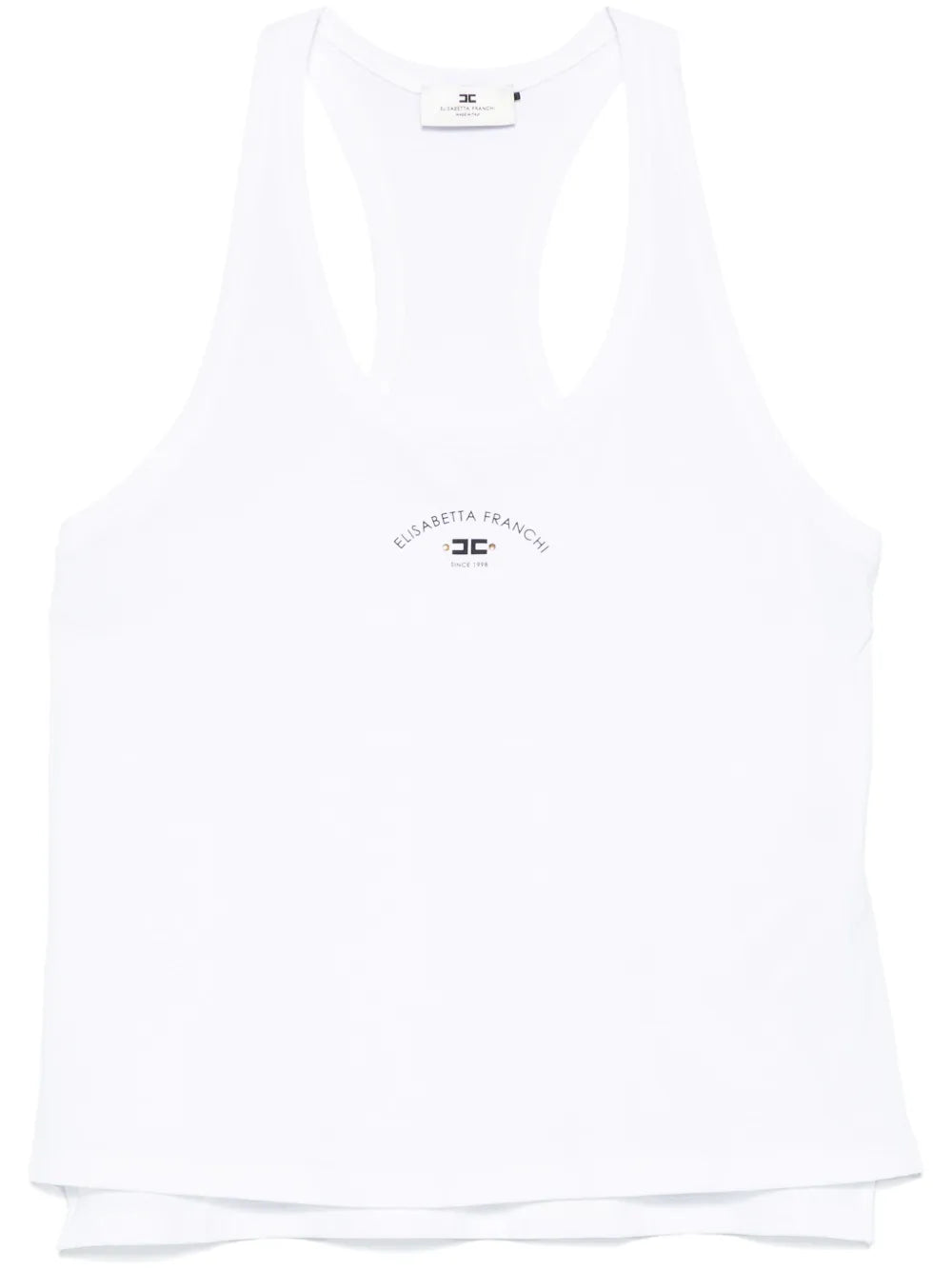 Tank top with logo print