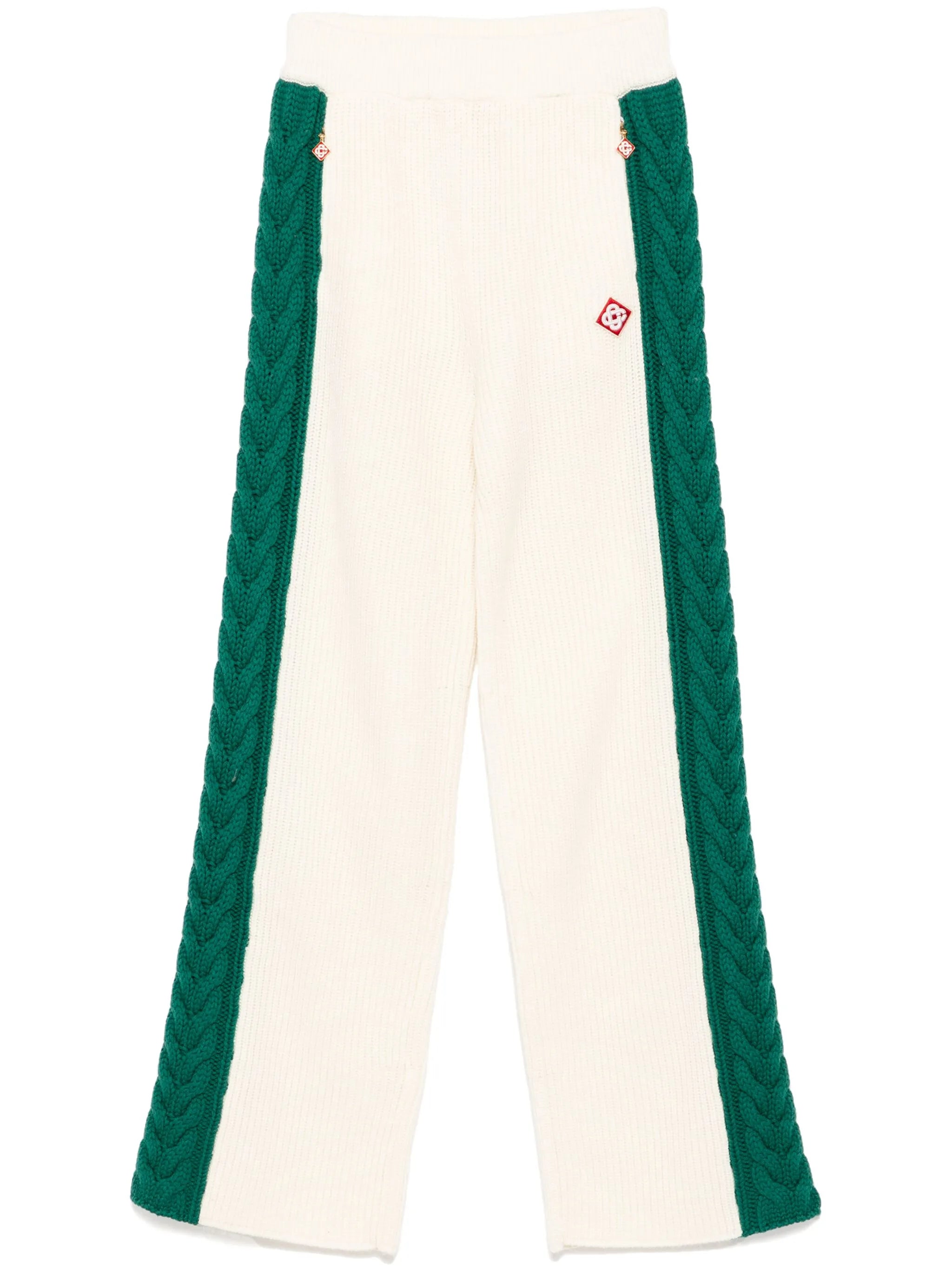 broek met kabelpatroon