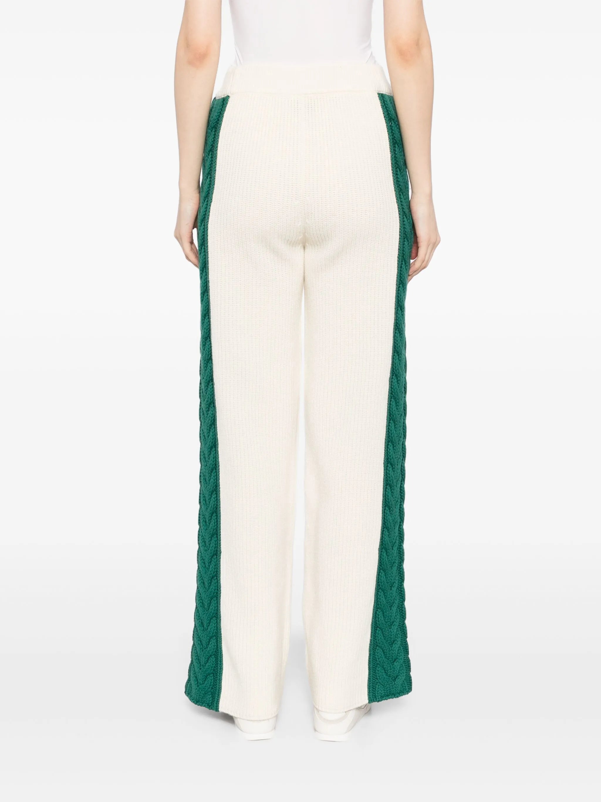 broek met kabelpatroon