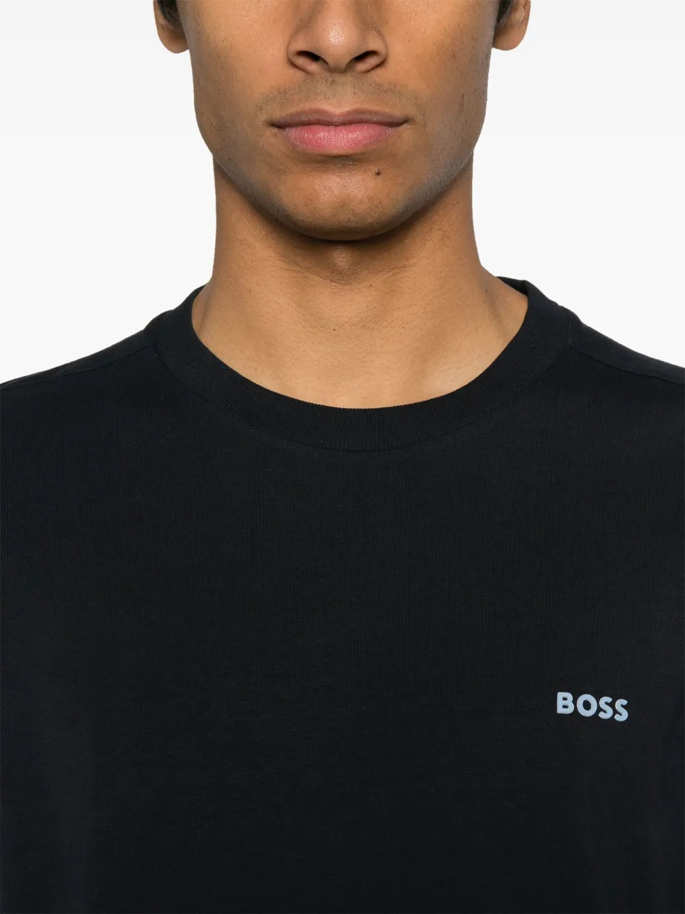 T-Shirt mit Logo-Streifen