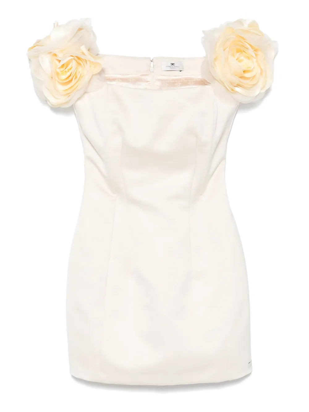 Minijurk met bloemenapplicatie