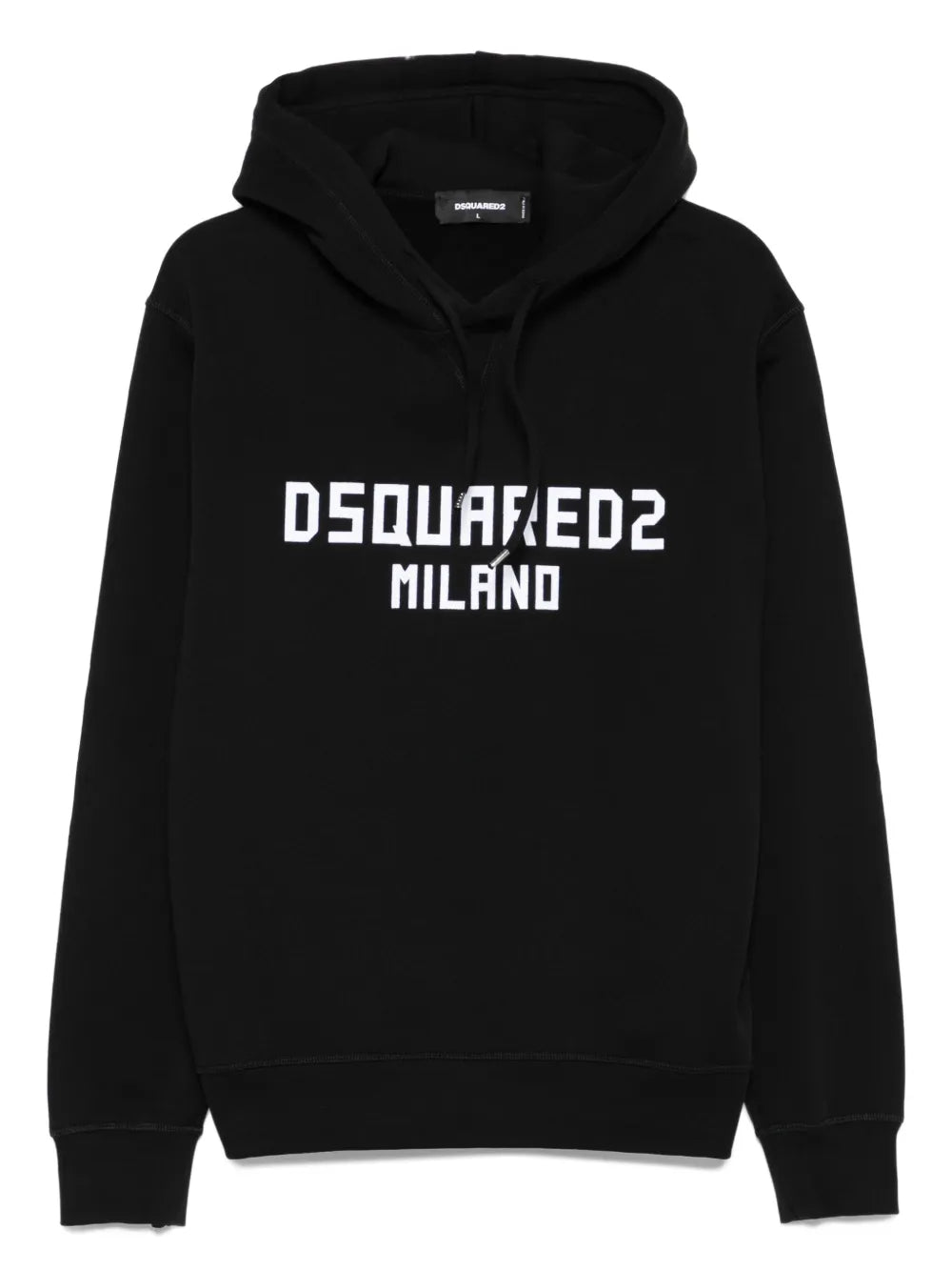 Hoodie met logo-borduurwerk