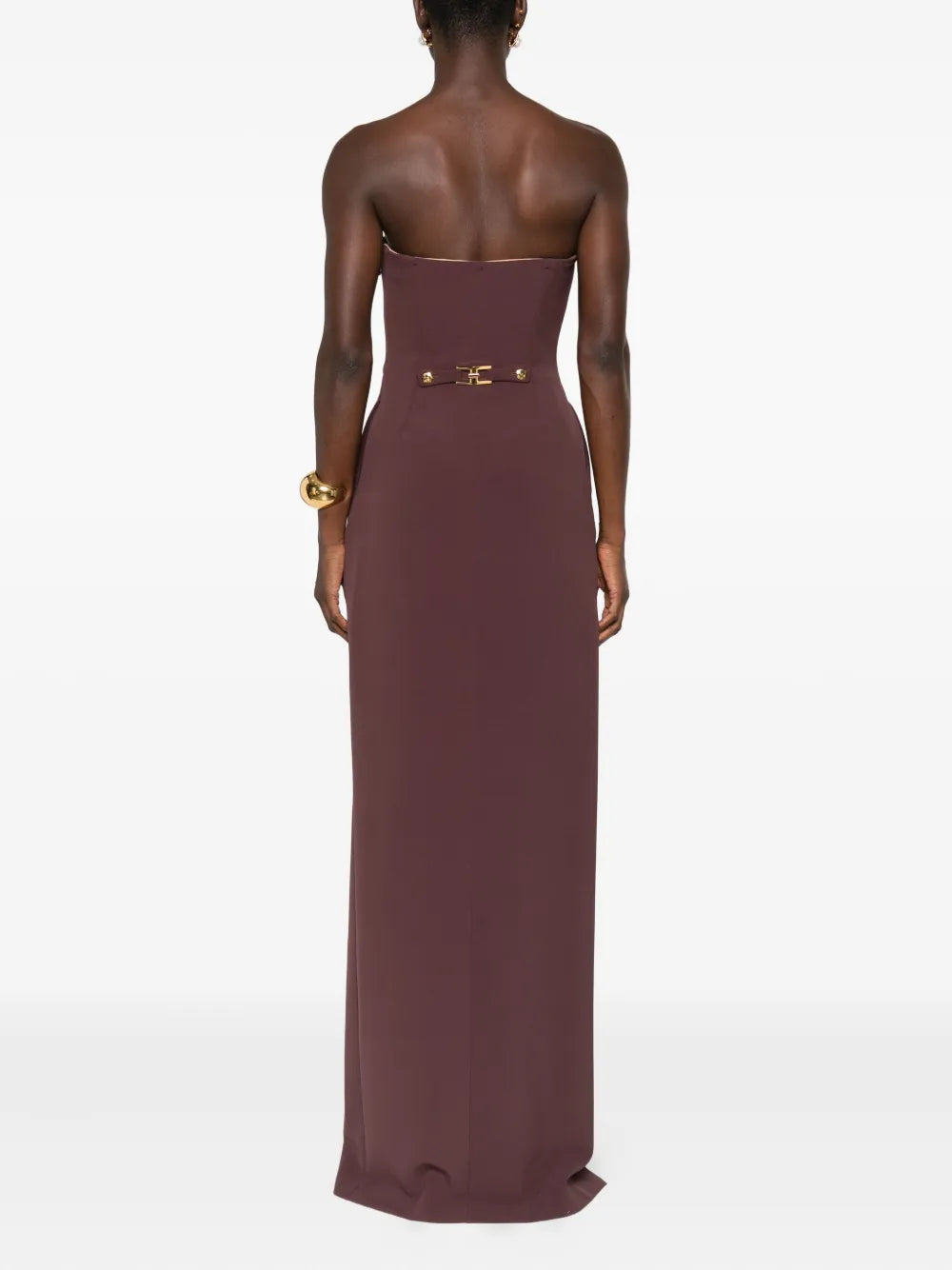 Sukienka kopertowa z ozdobnymi guzikami