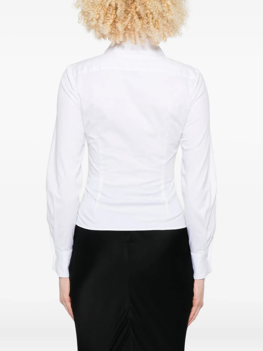 Shirt with embroidered logo