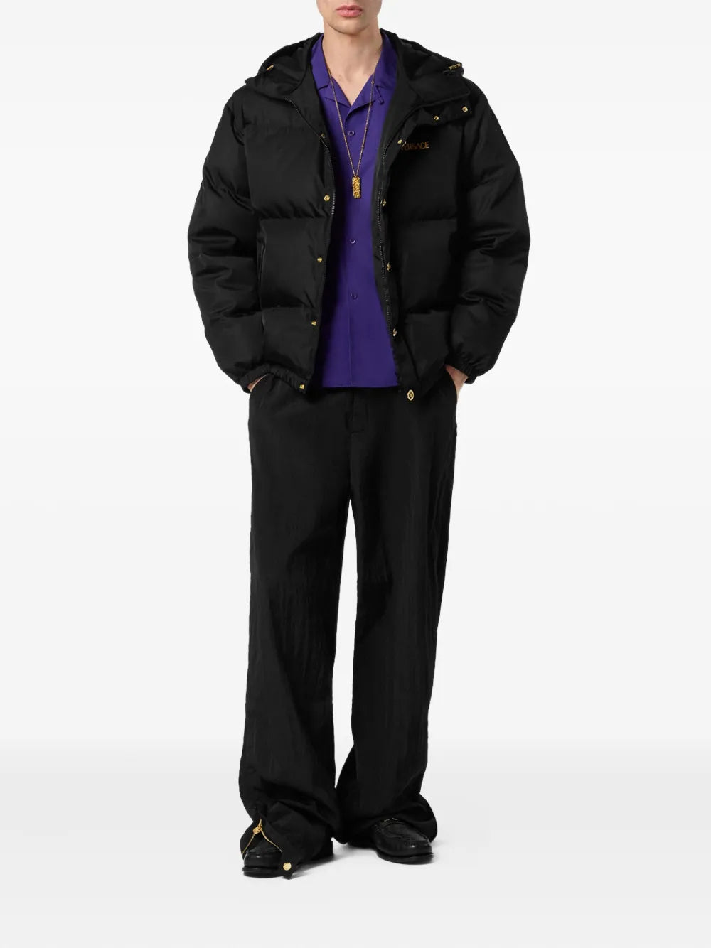 Jacke mit Logo-Stickerei