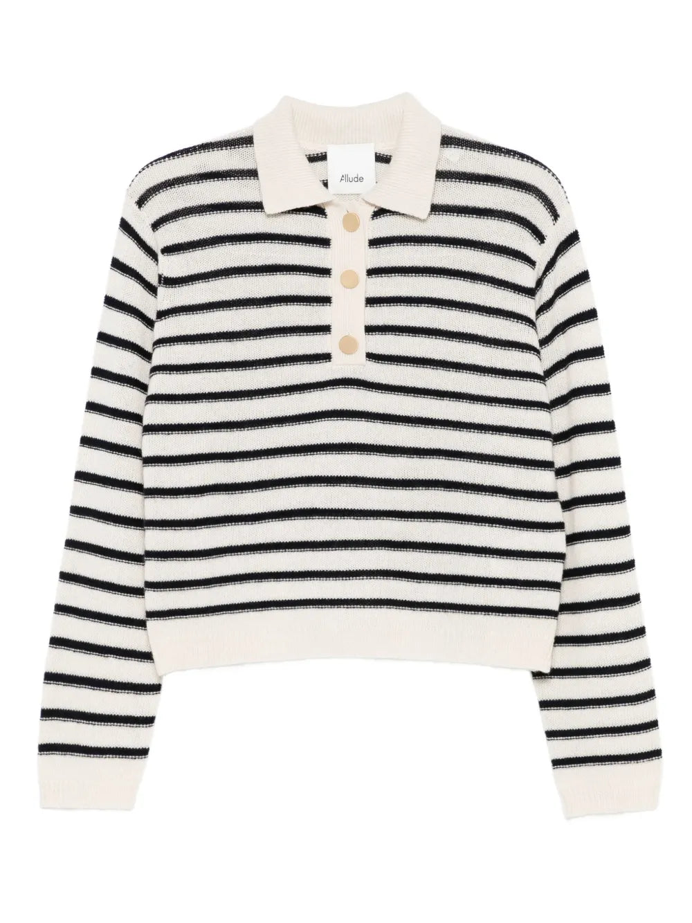 Gestreifter Polo Sweater