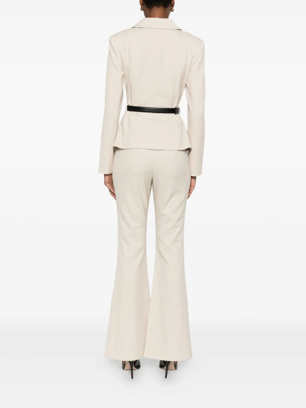 Double-breasted jumpsuit with belt