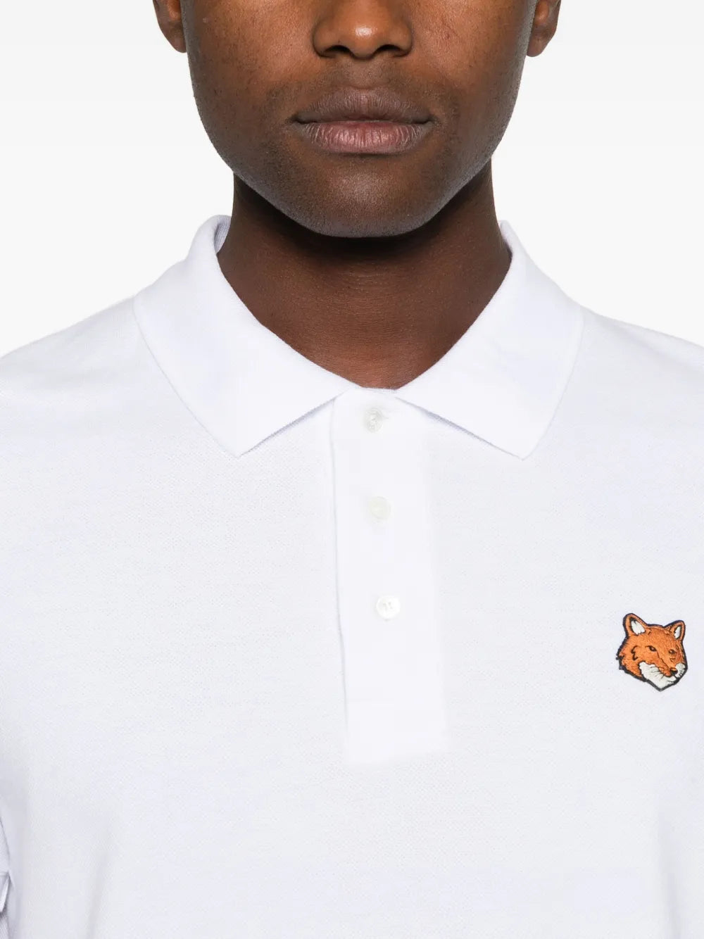 Poloshirt met vos-motief