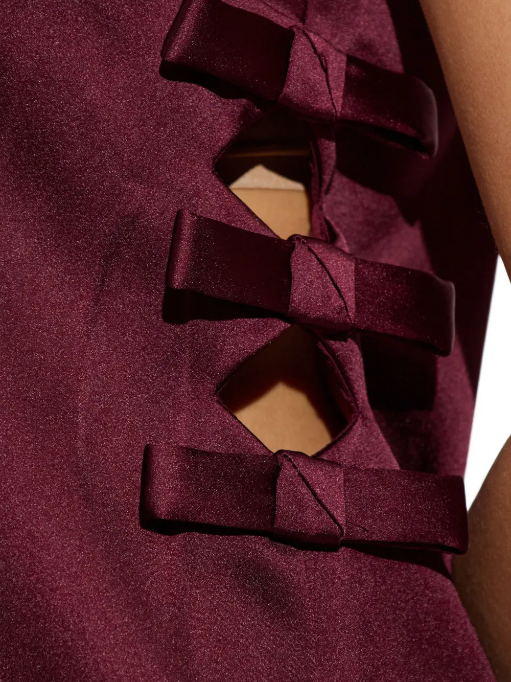 Mini dress with cut-outs