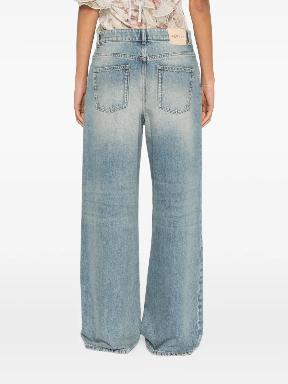 Jeans mit weitem Bein