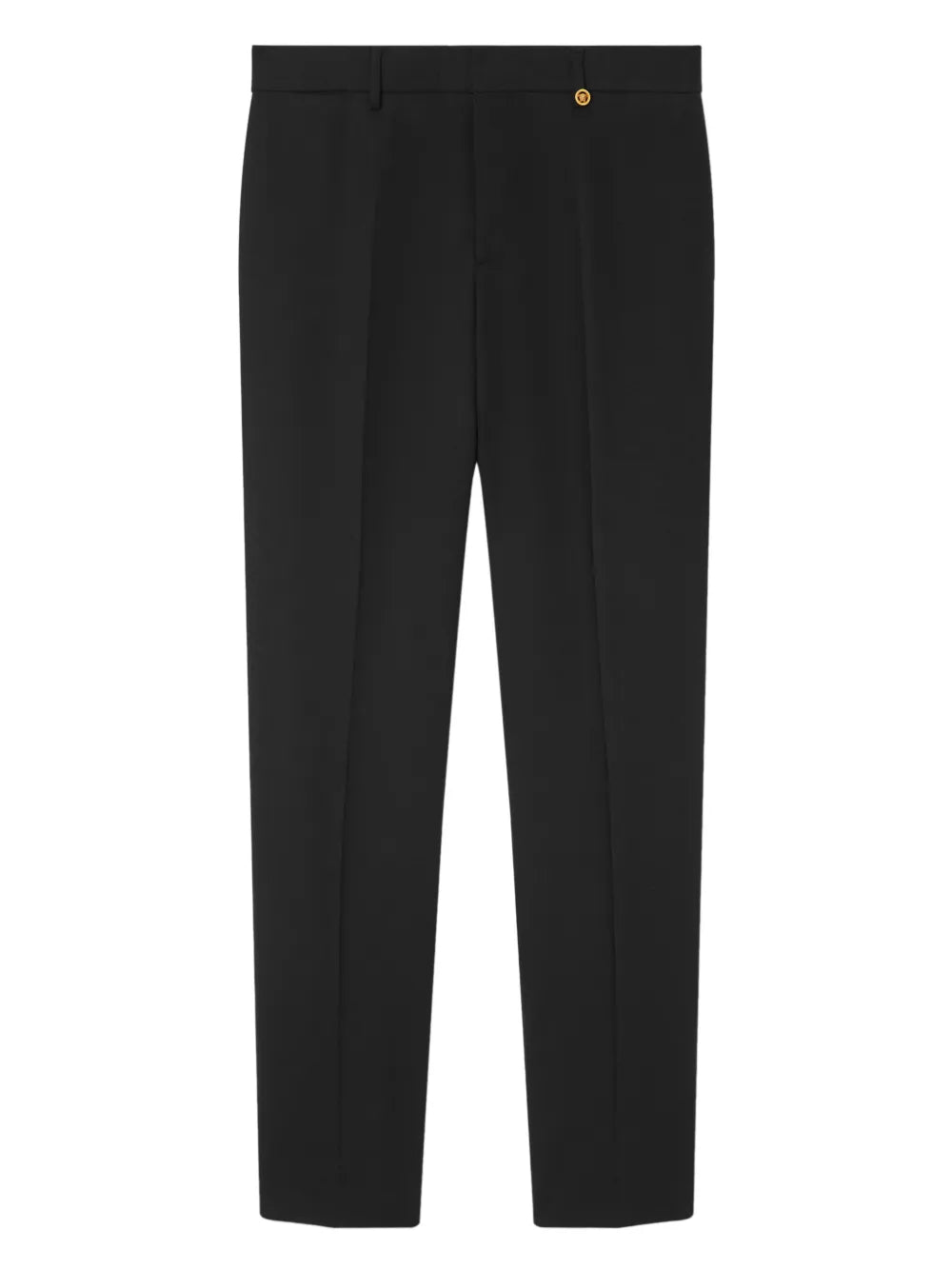 Pants with Medusa buttons