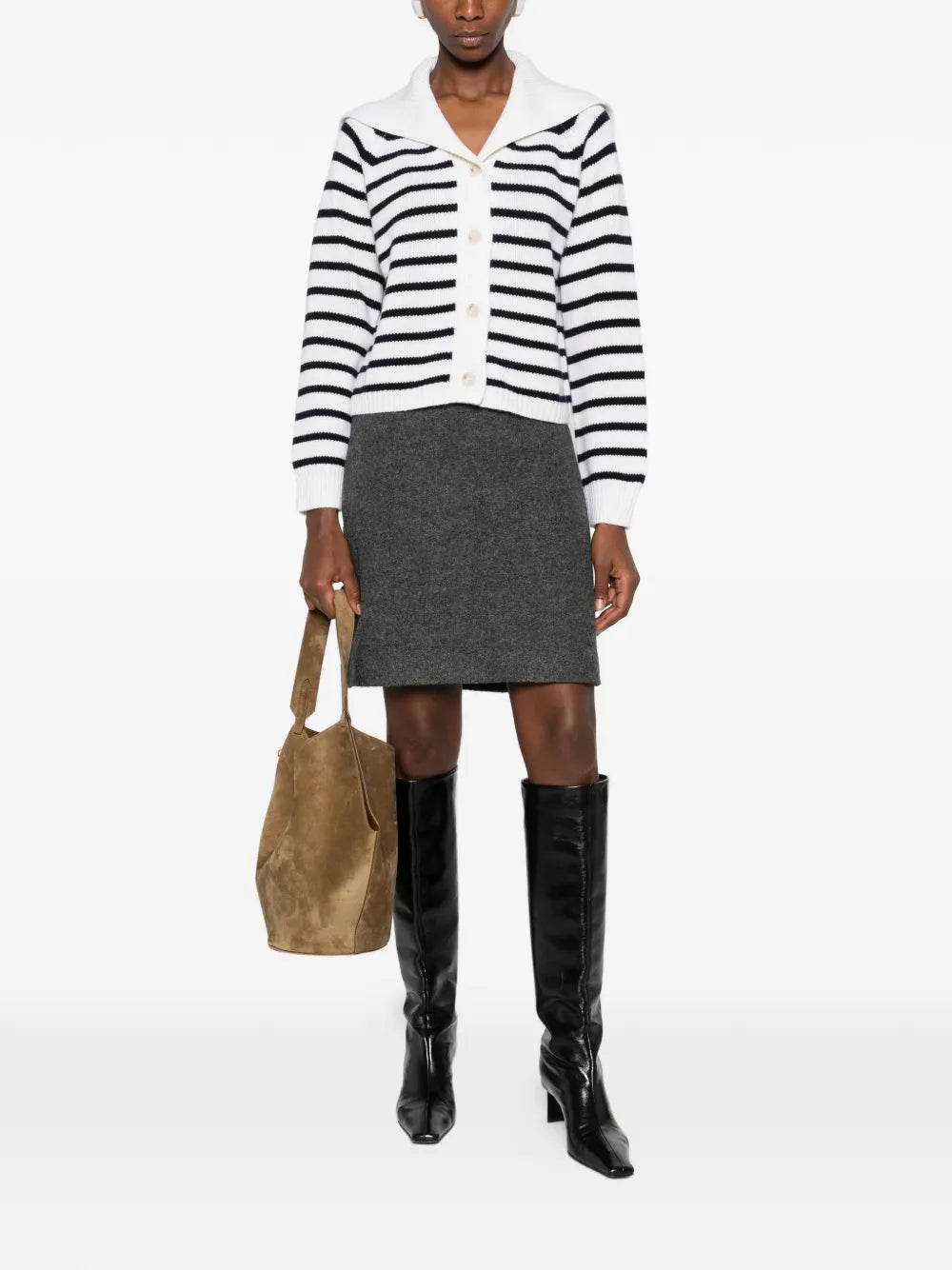 Gestreifter Cardigan