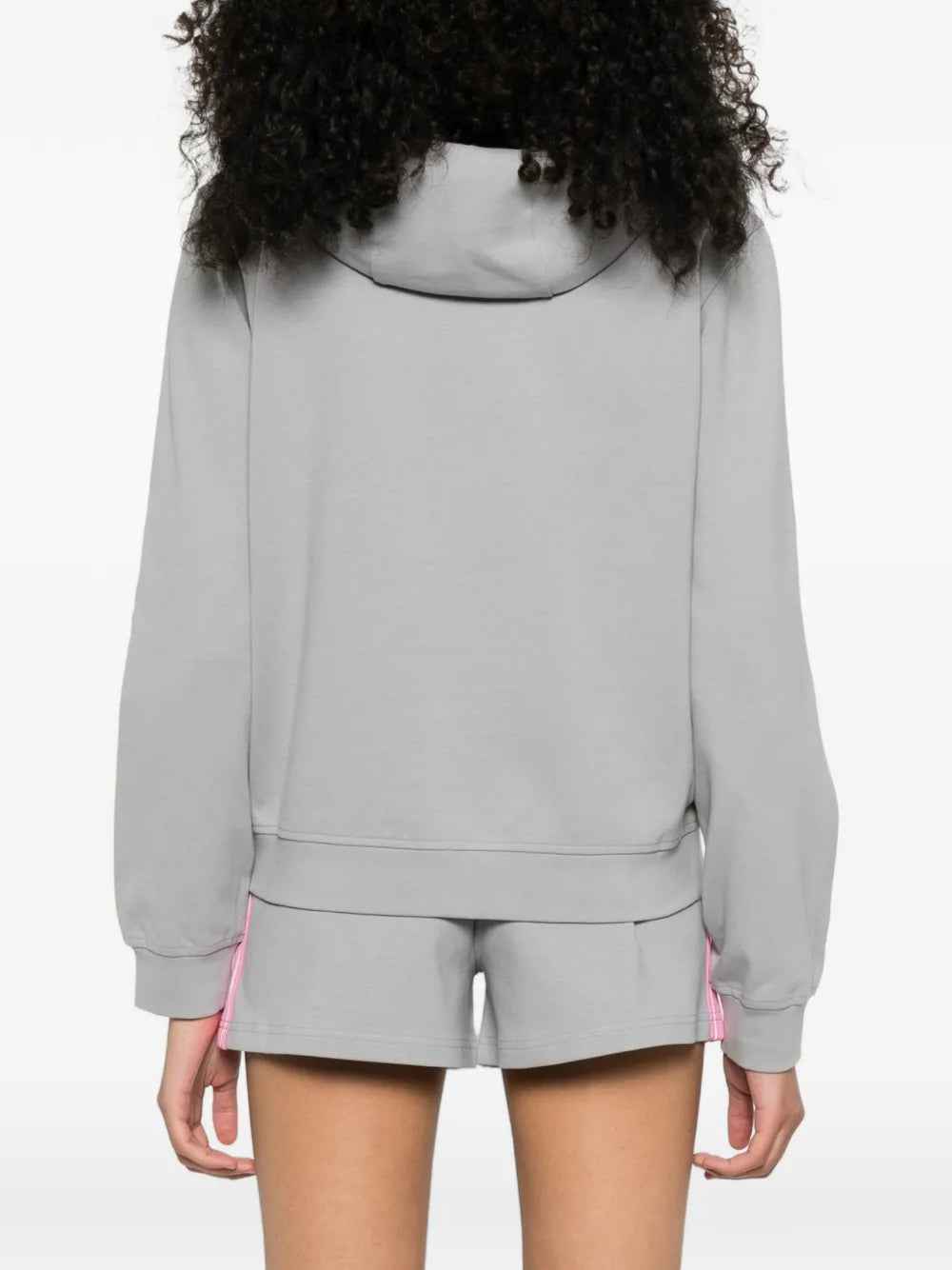 Hooded Top with Side Stripes