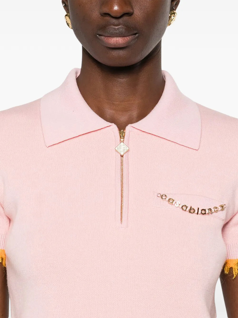 Poloshirt met logodetail