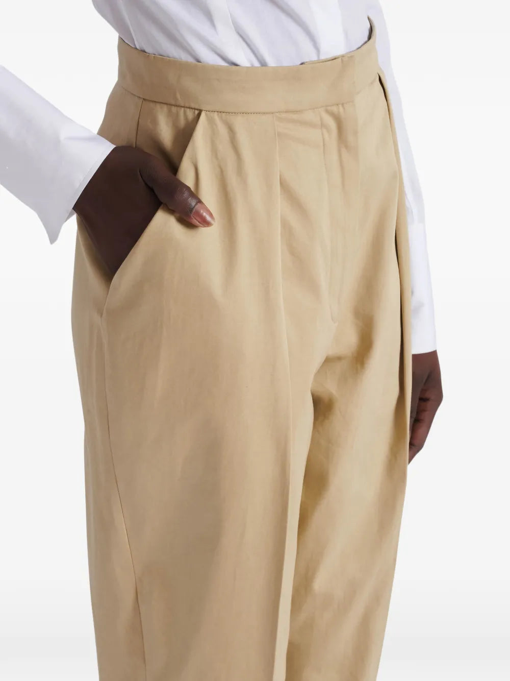 Broek met plooien