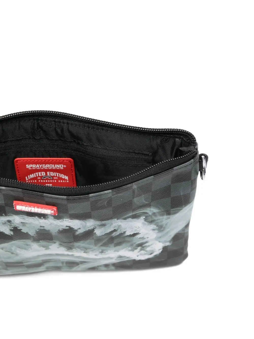 Clutch met grafische print