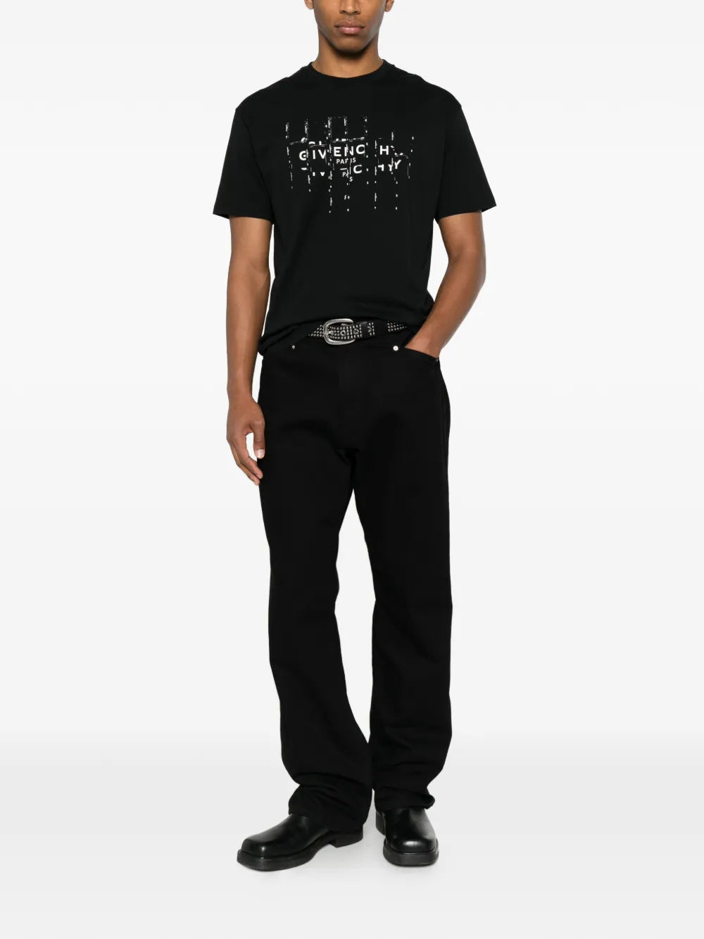 T-Shirt aus Baumwolle mit Fotografic Negative-Print