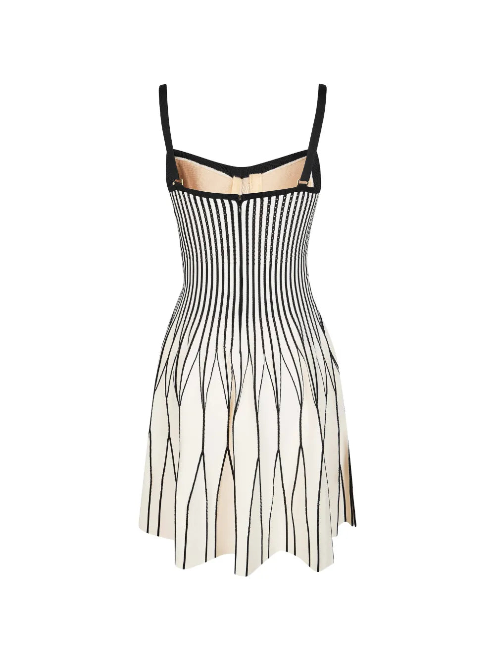Gestreiftes Midikleid