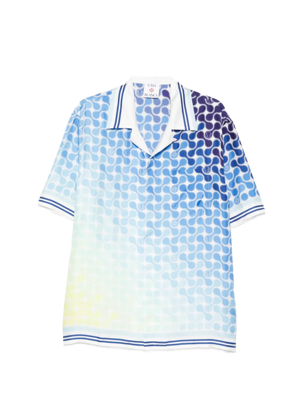 Koszula Tennis Tile Cuban z wzorem
