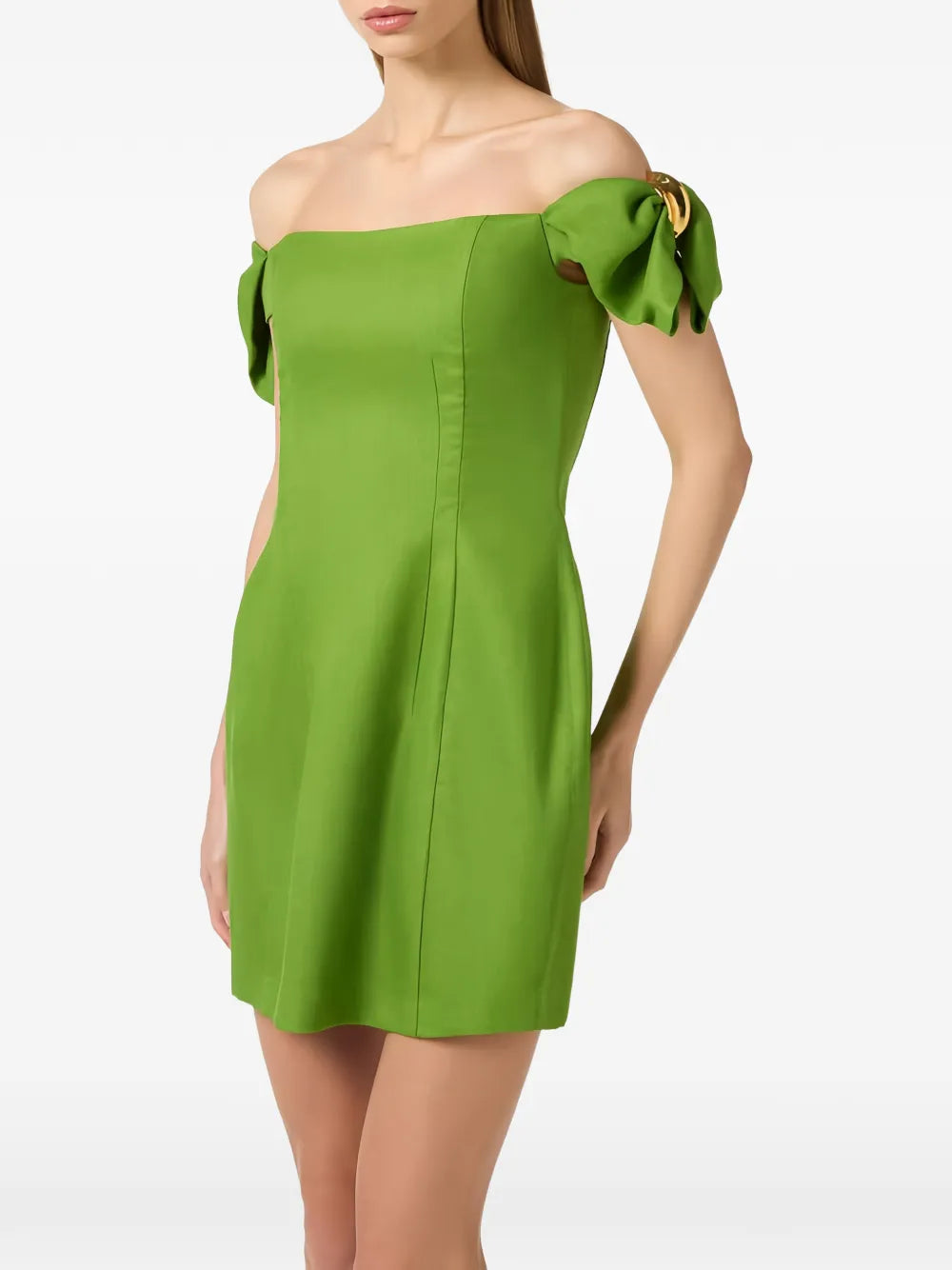 Off-the-shoulder mini dress