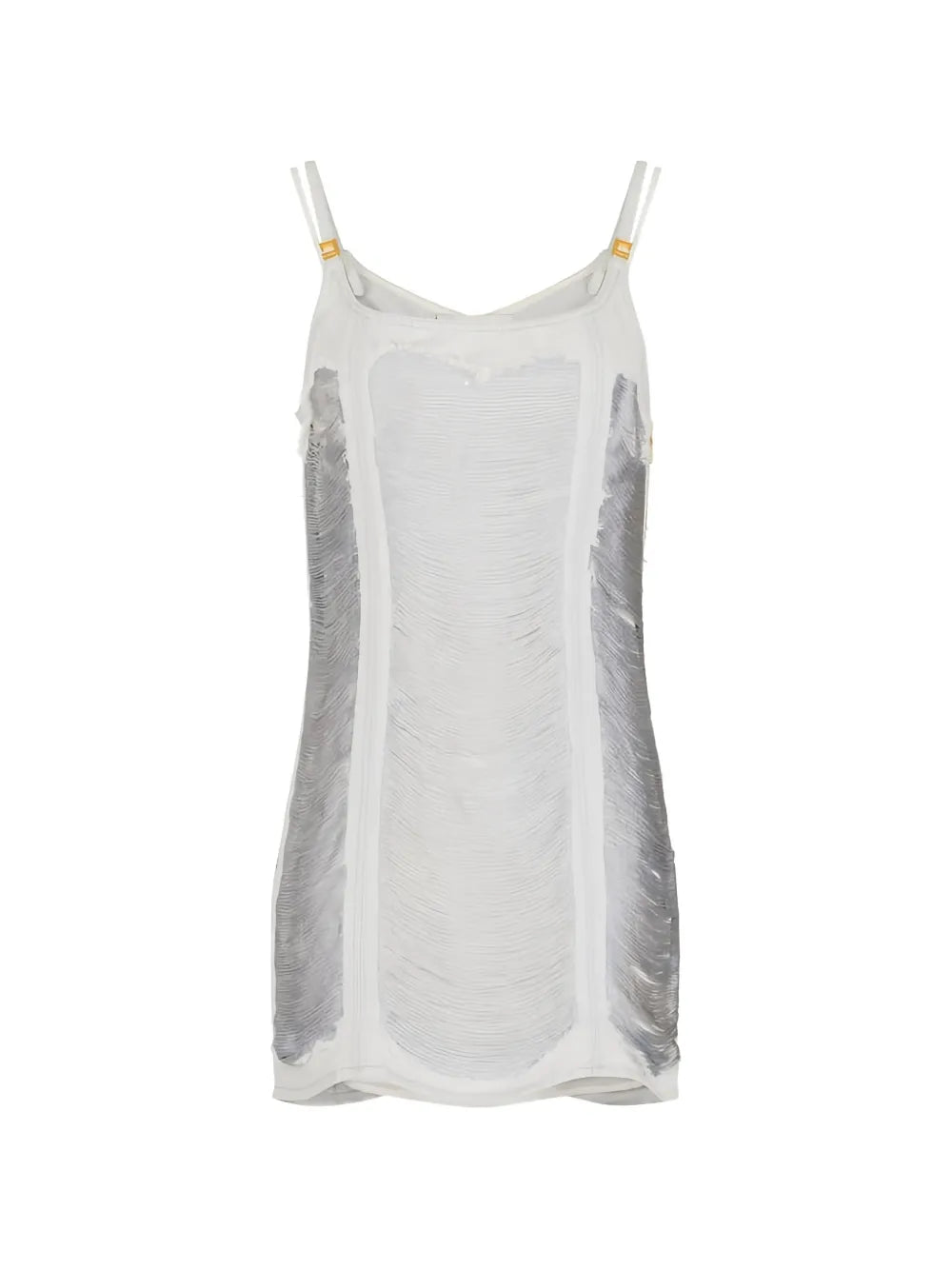 Mini dress with fringes