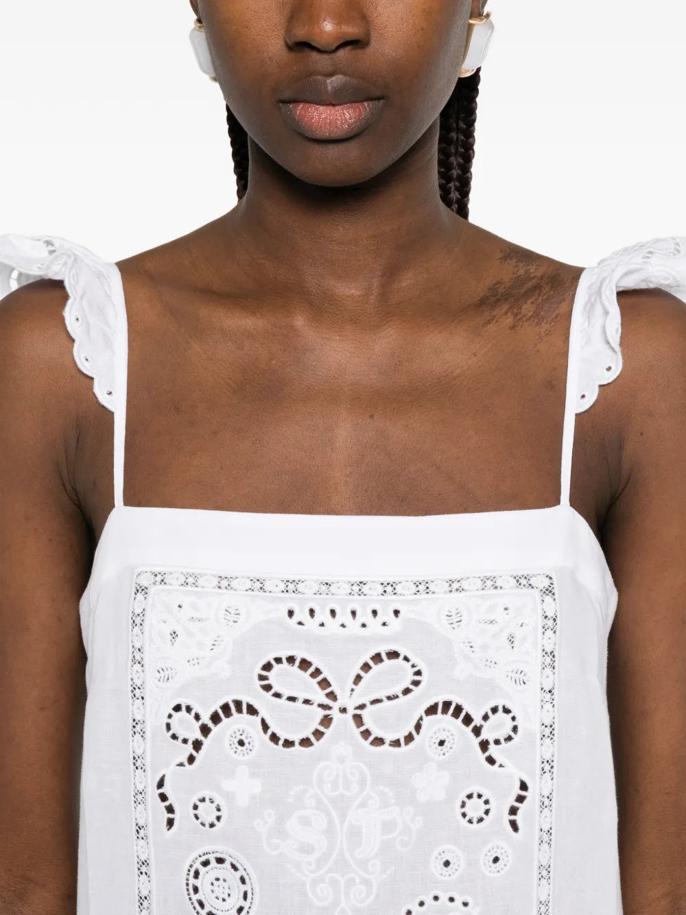 Minikleid mit Spitze
