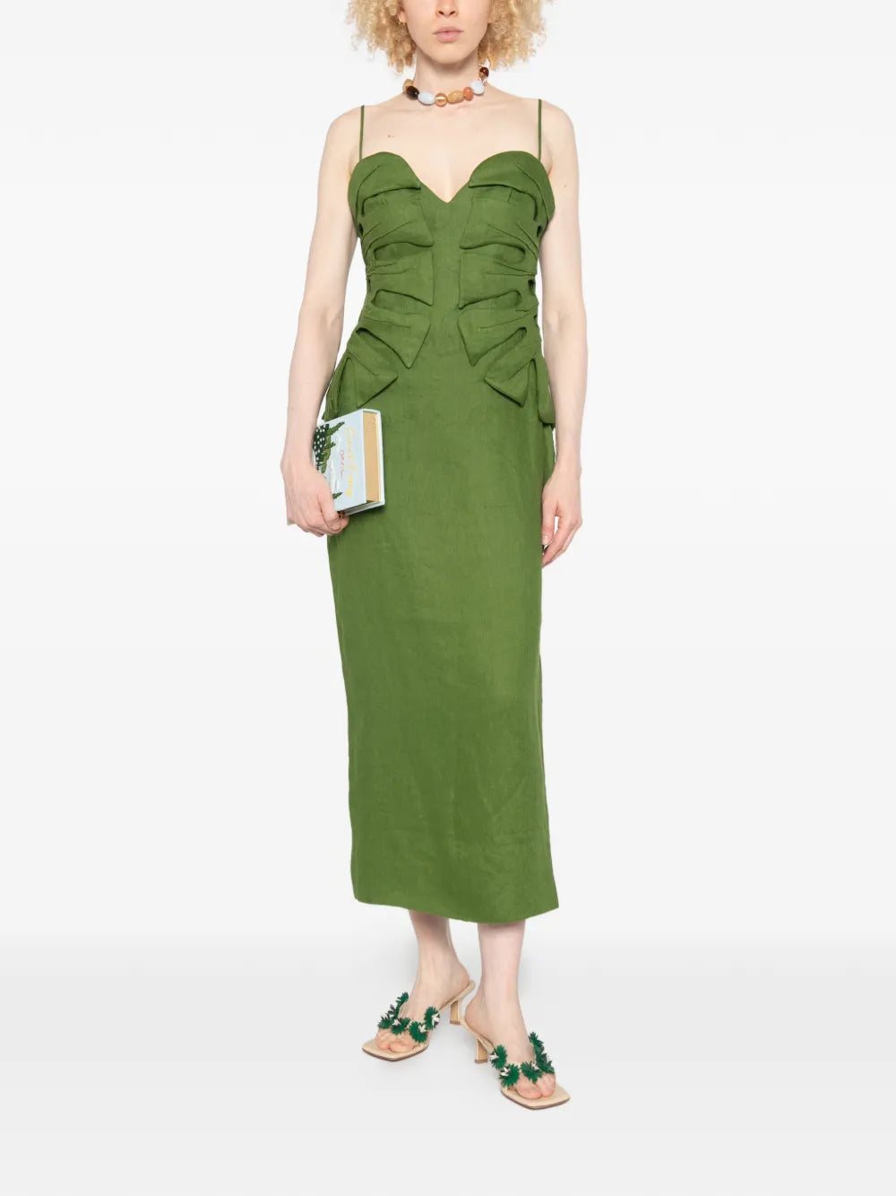 Monstera Leaf Maxikleid