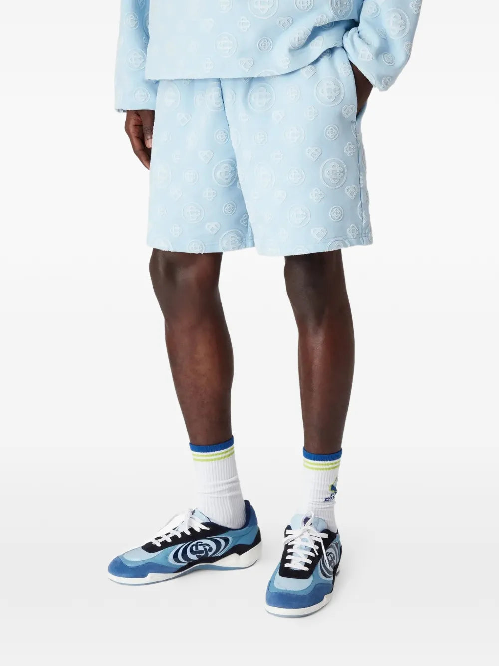 Patterned Shorts with Drawstring