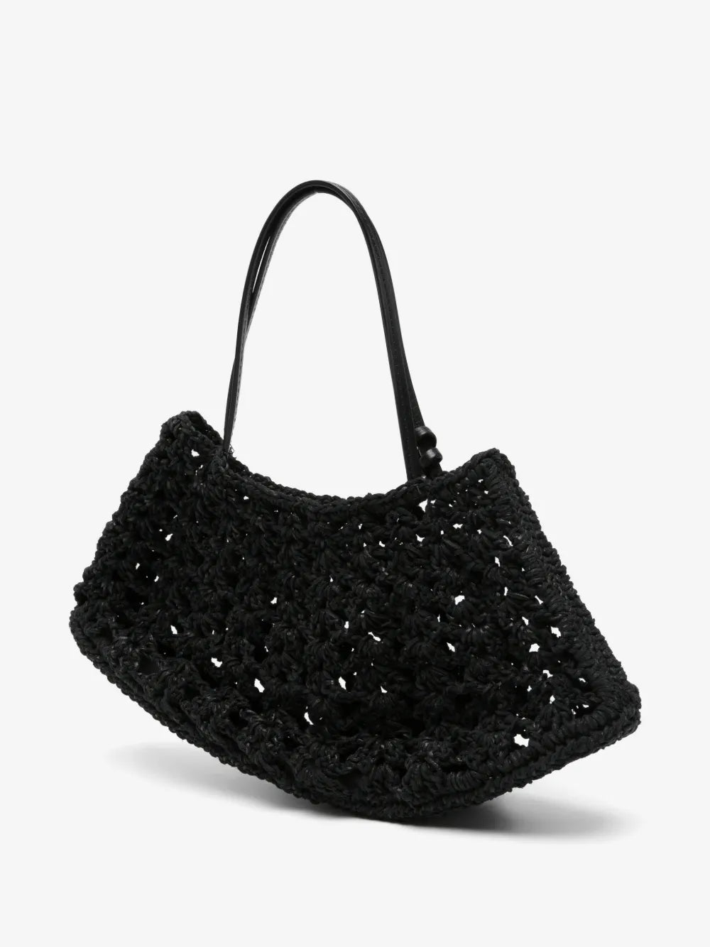 Gehäkelte MAYA Tote Bag mit Blumenanhänger