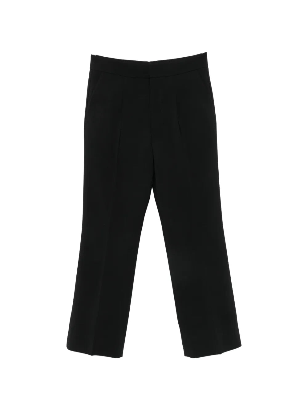Pleated wide-leg pants