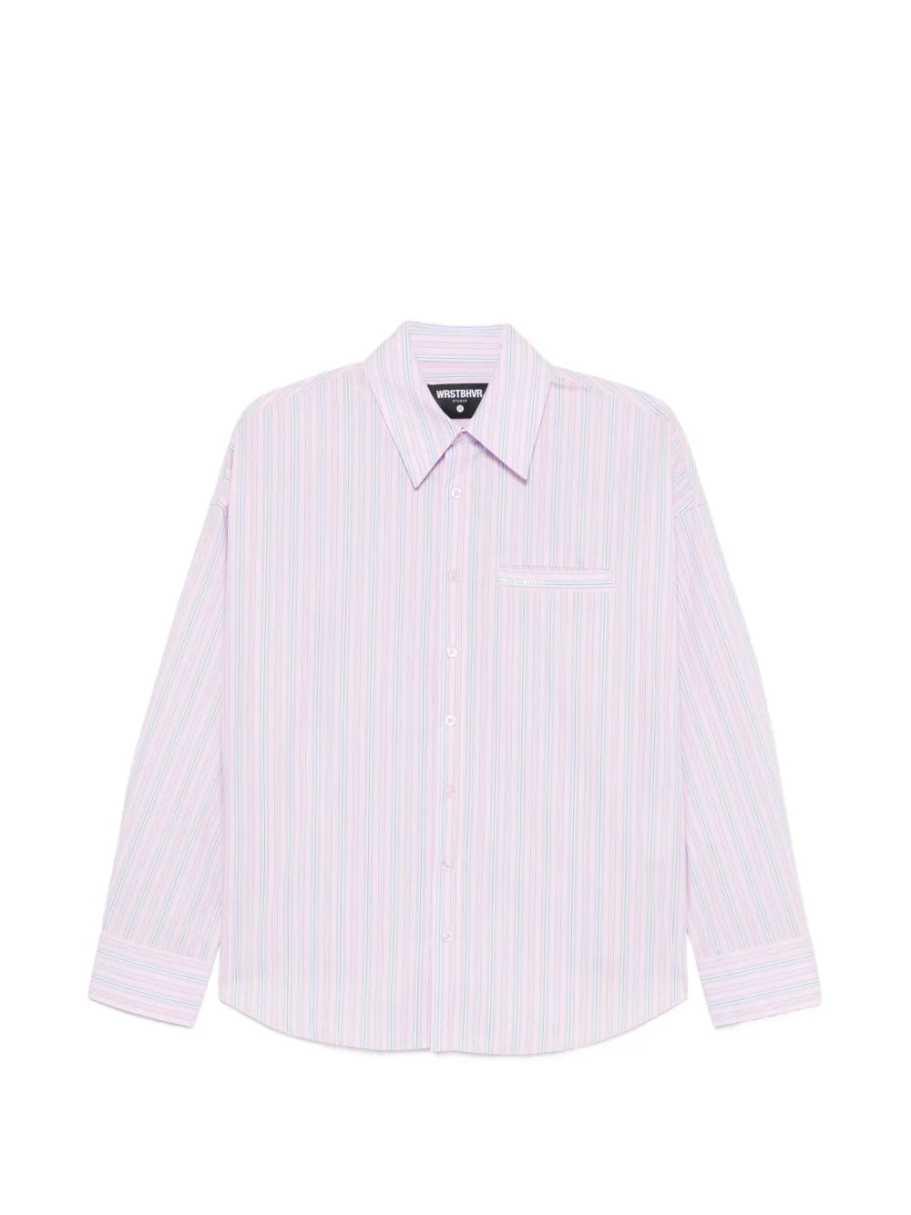 Tavi-Shirt mit vertikalen Streifen und Logo-Patch