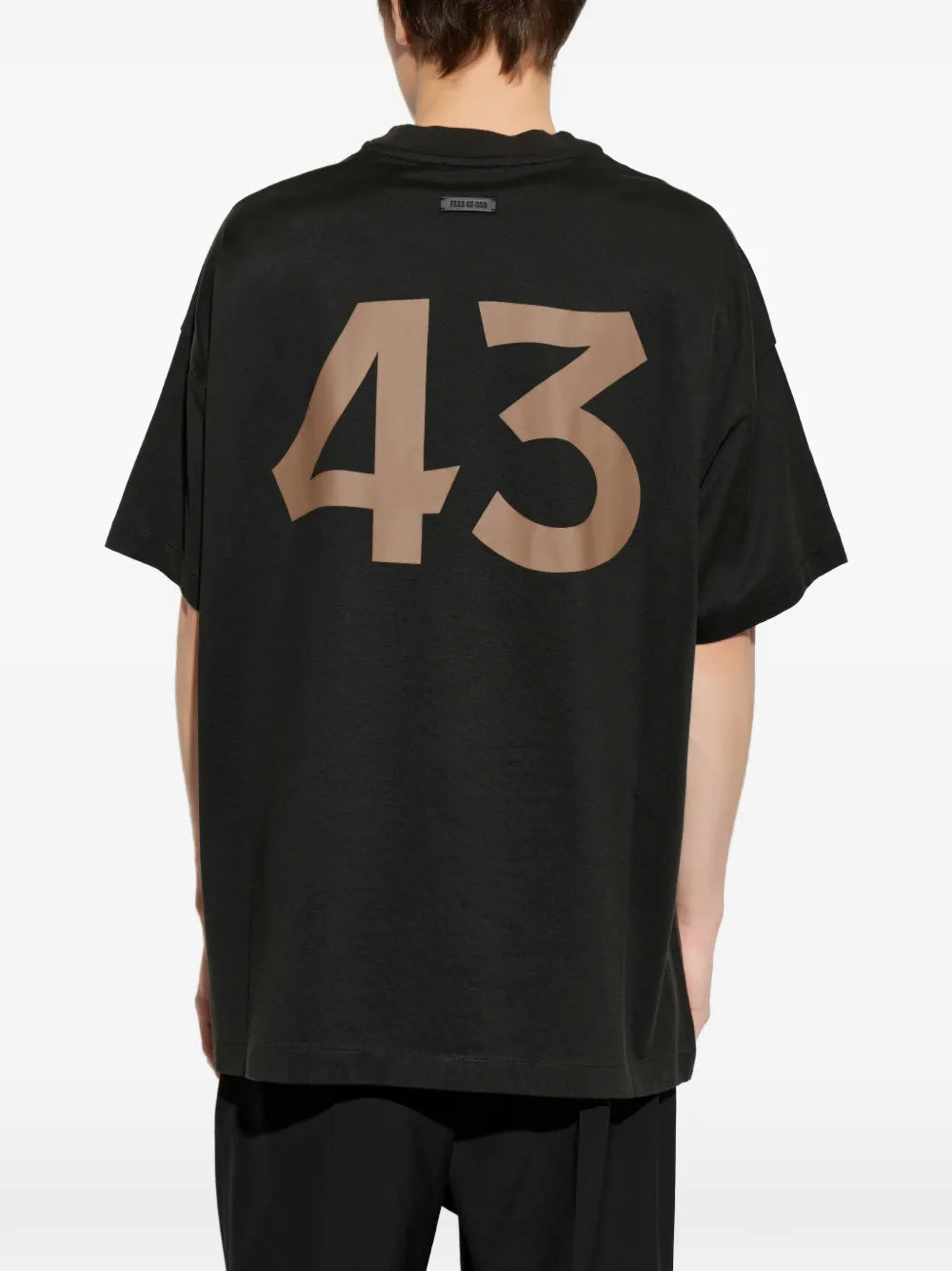 "43" logo print T-shirt