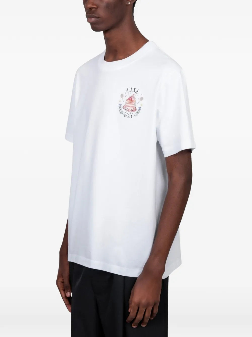 Baumwoll-T-Shirt mit Logo-Aufdruck