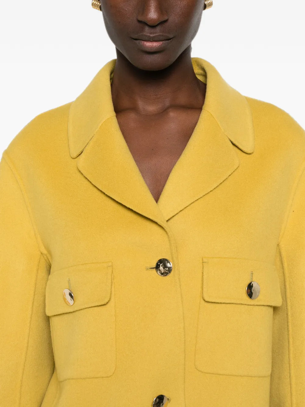 Jacke mit Knopfleiste und Brusttaschen