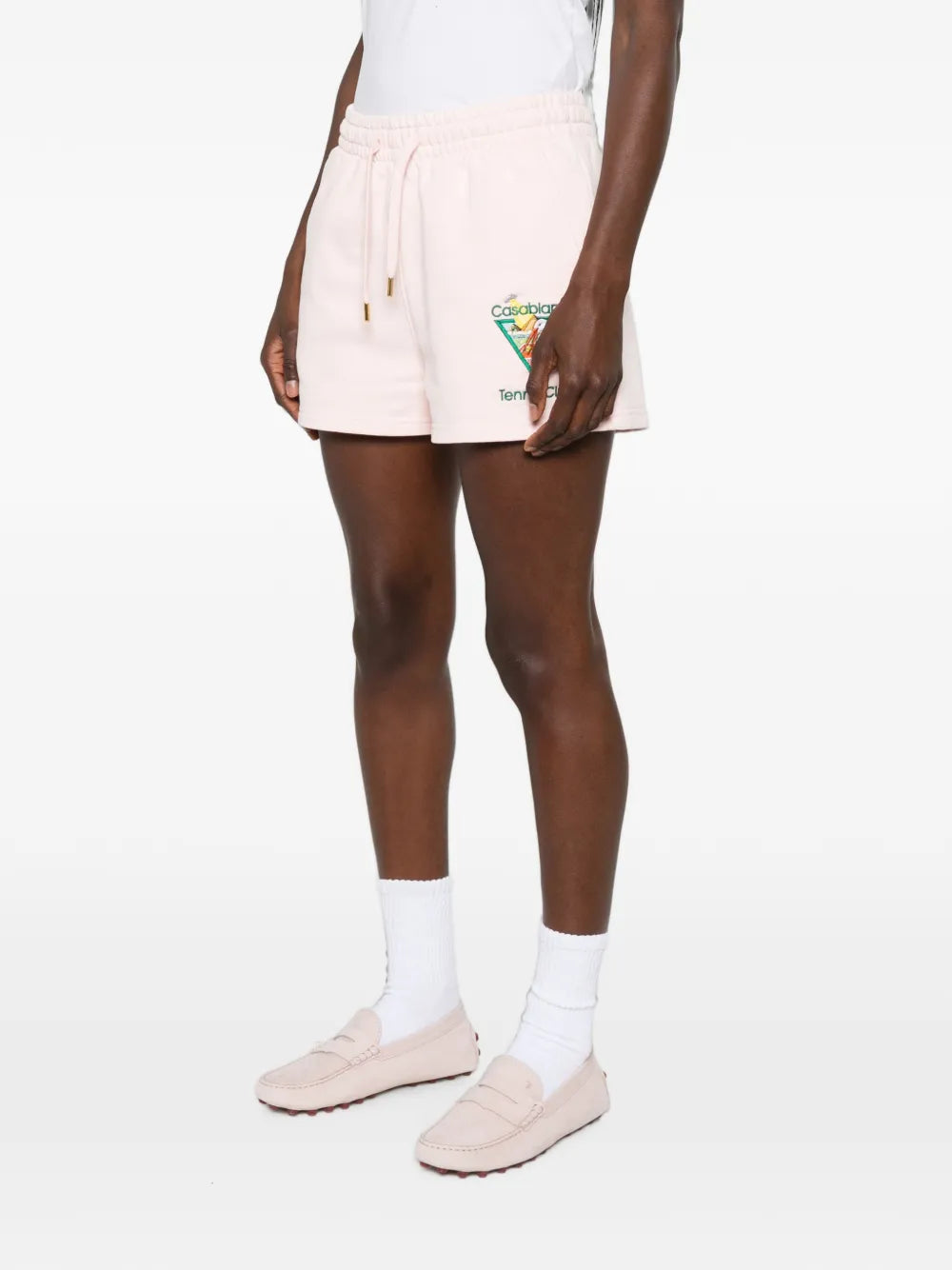 Tennis Club-Logo Shorts mit Kordelzug