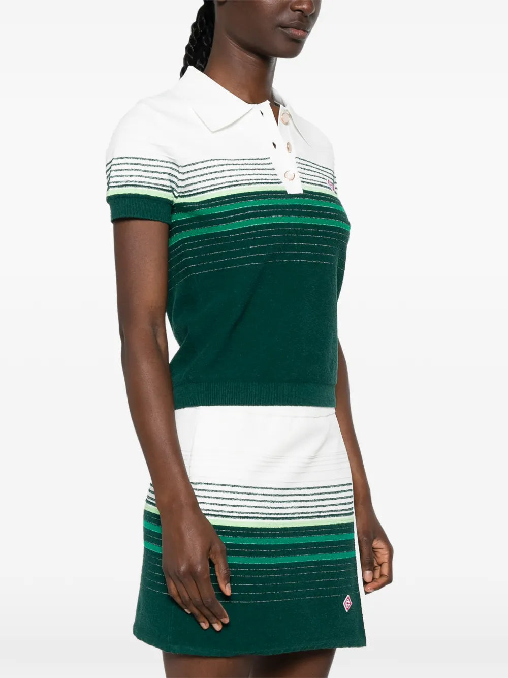 Gestreiftes Damen-Poloshirt